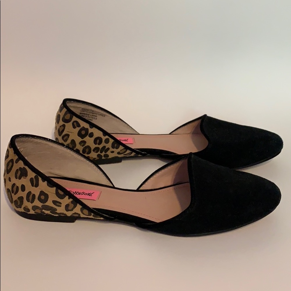 BETSEY JOHNSON COCOH leopard print Flats